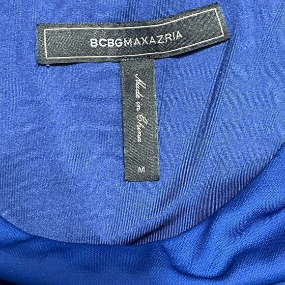 BCBG by Max Azaria NWOT Simone Gown in Orient Blue Size Medium - Picture 3 of 11